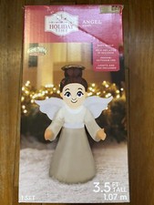 Holiday Time Airblown Inflatable Christmas Angel Halo Light Up 3.5 Feet Tall
