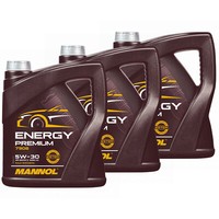 MotoröL Motor Mannol Energy Premium 5W-30 API SN 3 X 4 Liter BMW Hyundai Mazda