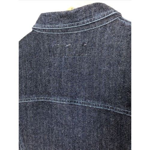 Iceberg Ice Jeans ITALY 50 Mens US M/L Denim Trucker Jacket Cotton Stretch Blue - Picture 6 of 8