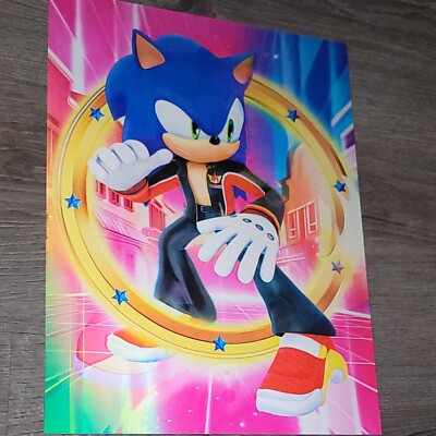 Sonic, Tails, Knuckles 3D Holographic Lenticular Poster