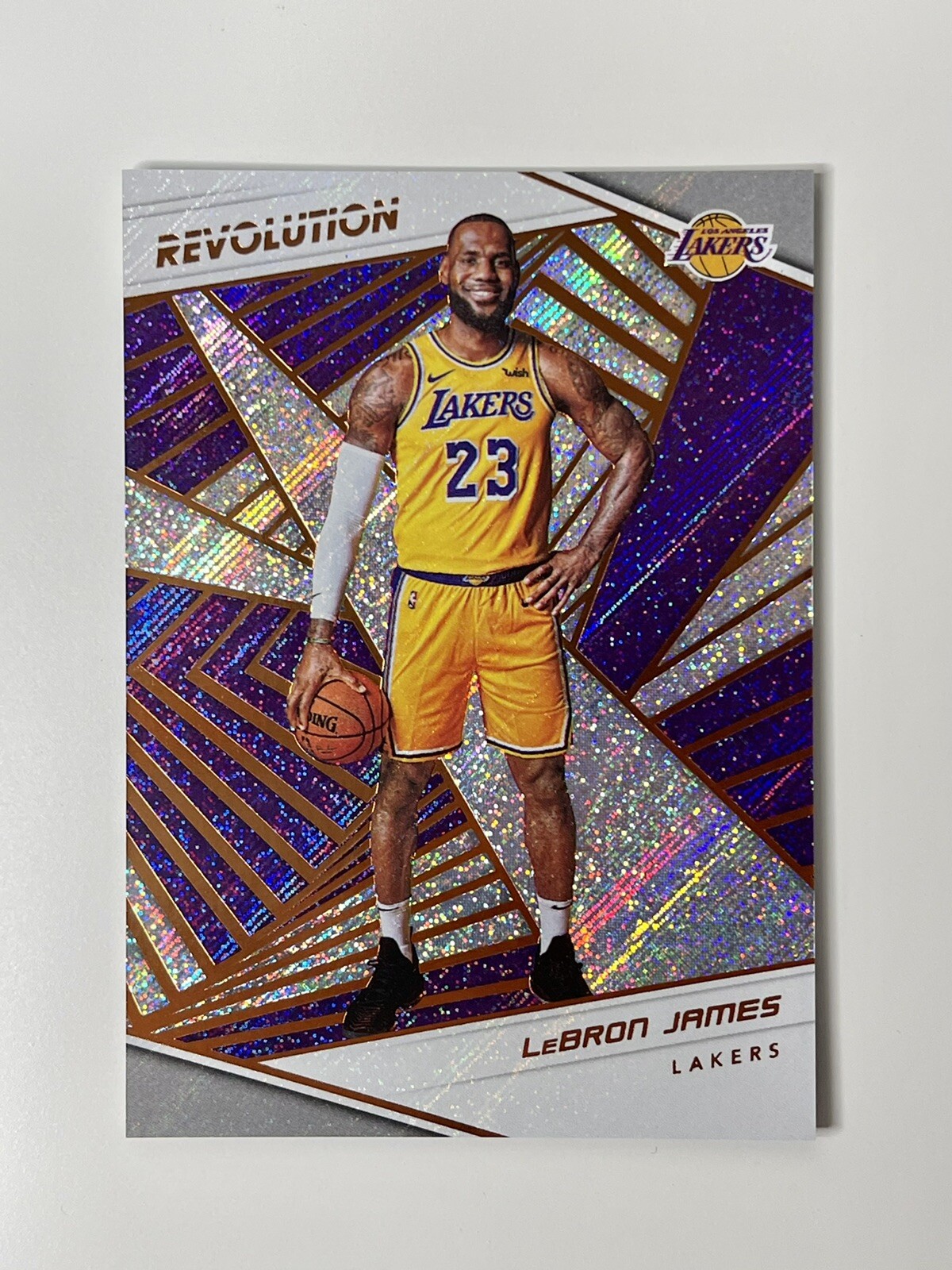 Lebron James PANINI REVOLUTION 2018-19 LAKERS - Mint! Lebron’s First Laker Uni!