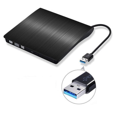 Ultra Slim External USB 3.0 CD/DVD-RW Writer Burner Player for MacBook Pro Ai...
