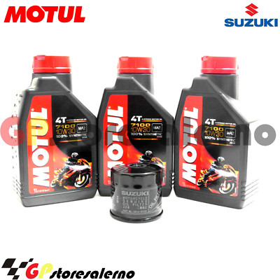 INSPEKTION ÖLFILTER ORIGINAL MOTUL 7100 10W30 SUZUKI 650 AN A BURGMAN EXEC 05