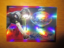 MITCH HALL Louisville 2017 Leaf Army All-American RED Metal Autograph #5/5