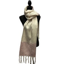 Gentle Fawn Pink and Cream Large Scarf