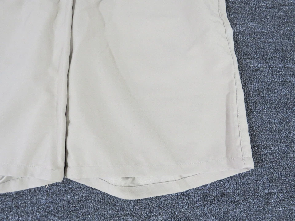 Pantalones Cortos de Golf Izod Niños Talla 12 Beige Frente Plano Informales Elásticos Sólidos Foto 4 de 4