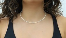 Tiny 1.5-1.8 mm Freshwater Pearl Necklace, Dainty Freshwater Pearls