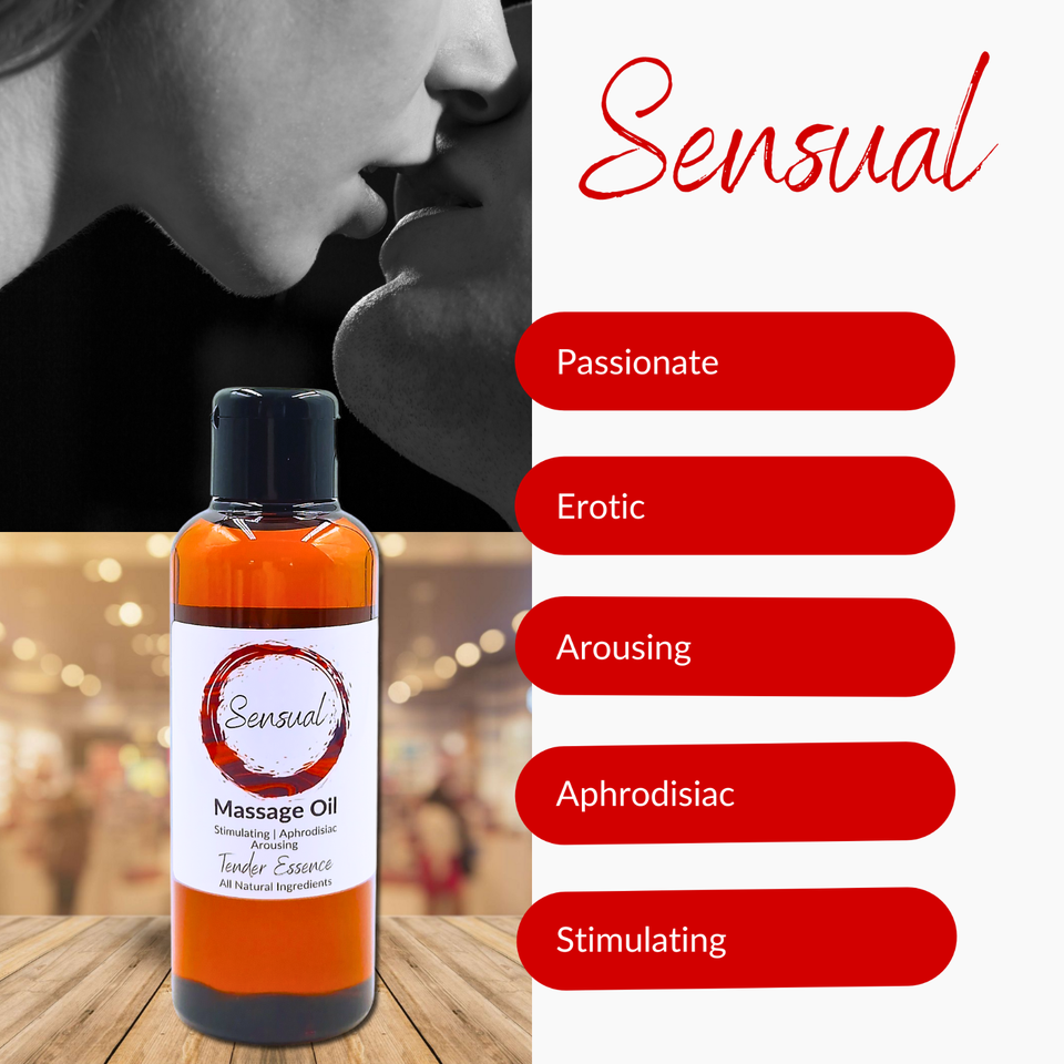 Sensual Massage Oil 100ml Sex Erotic Romantic Aphrodisiac Natural