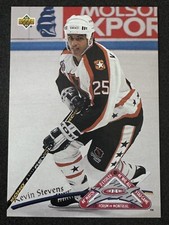 1993 Upper Deck Locker All-Stars Kevin Stevens #14 Pittsburgh Penguins