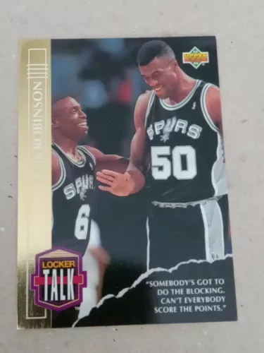 1993-94 Upper Deck Locker Talk David Robinson LT9