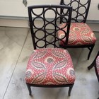 Baker McGuire Laura Kirar Designer Rattan Dining Chairs-Set of 4 — photo 2