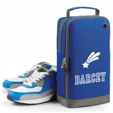 Personalised Boot Bag Printed with Name Perfect for Football/Rugby/Trainer ROYAL