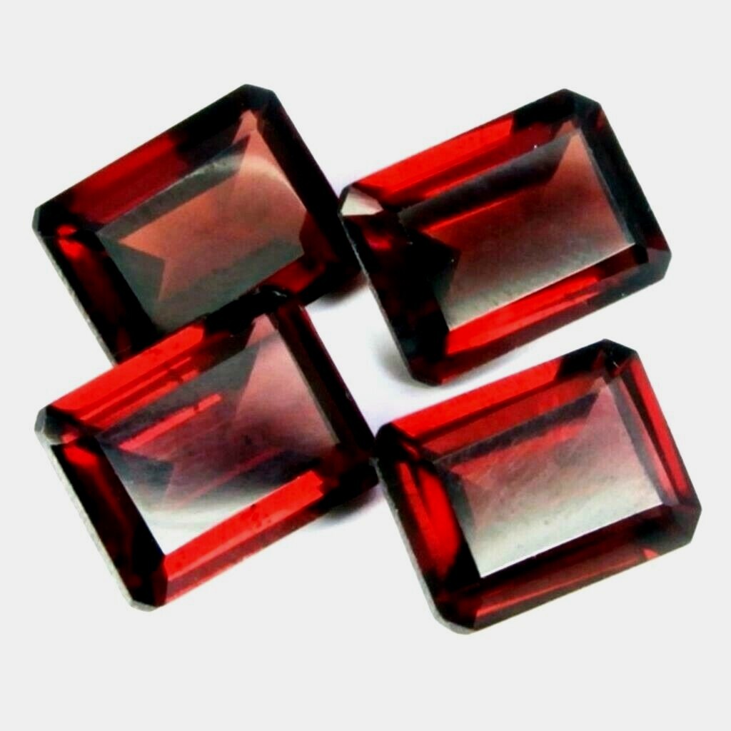 Wholesale Lot of 7x5mm Emerald Cut Mozambique Garnet Loose Calibrated Gemstone