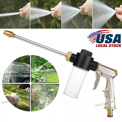 #ad #ad High Pressure Power Washer Water Spray Gun Hose Attachment Jet $13.99