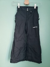 BOYS GIRLS ARCTIX 1.5K BLACK WINTER SKI SNOWBOARD SNOW PANT SNOWSUIT XS 6 7