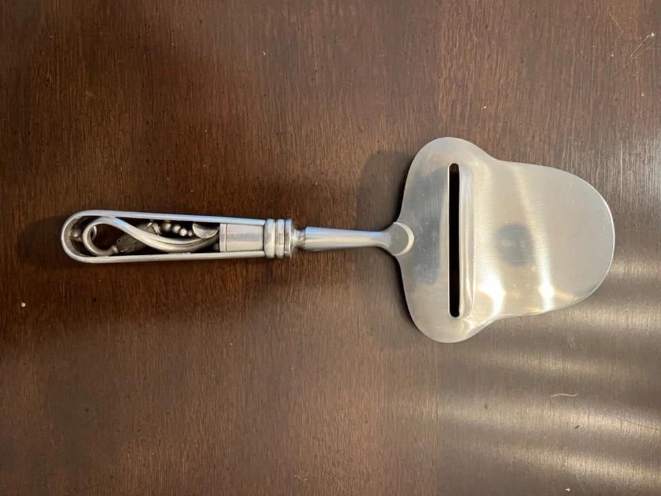Georg Jensen, “ Blossom” Sterling,Vintage,  Cheese Plane :New - Image 2 of 3