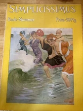 1912 RARE GERMAN SIMPLICISSIMUS MAGAZINE ~ Expressionist art era