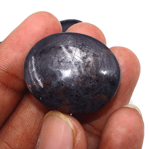 113 Cts Natural Star Ruby Top Quality 30.4mmx25.8mm Huge Oval Cabochon Gemstone - Picture 3 of 18