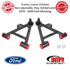 Bmr Lower Non-adj Control A-arms Coilover Std Ball Joint Black For Ford Mustang