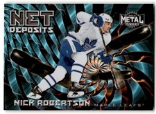 2020-21 Metal Universe Net Deposits Nick Robertson Rookie #ND-3 Toronto Maple