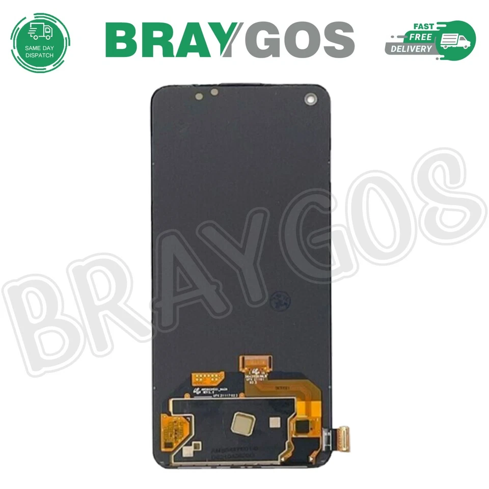 Replacement For ONEPLUS NORD2 5G DN2101 OLED Touch Screen LCD Display Black - Image 3 of 4