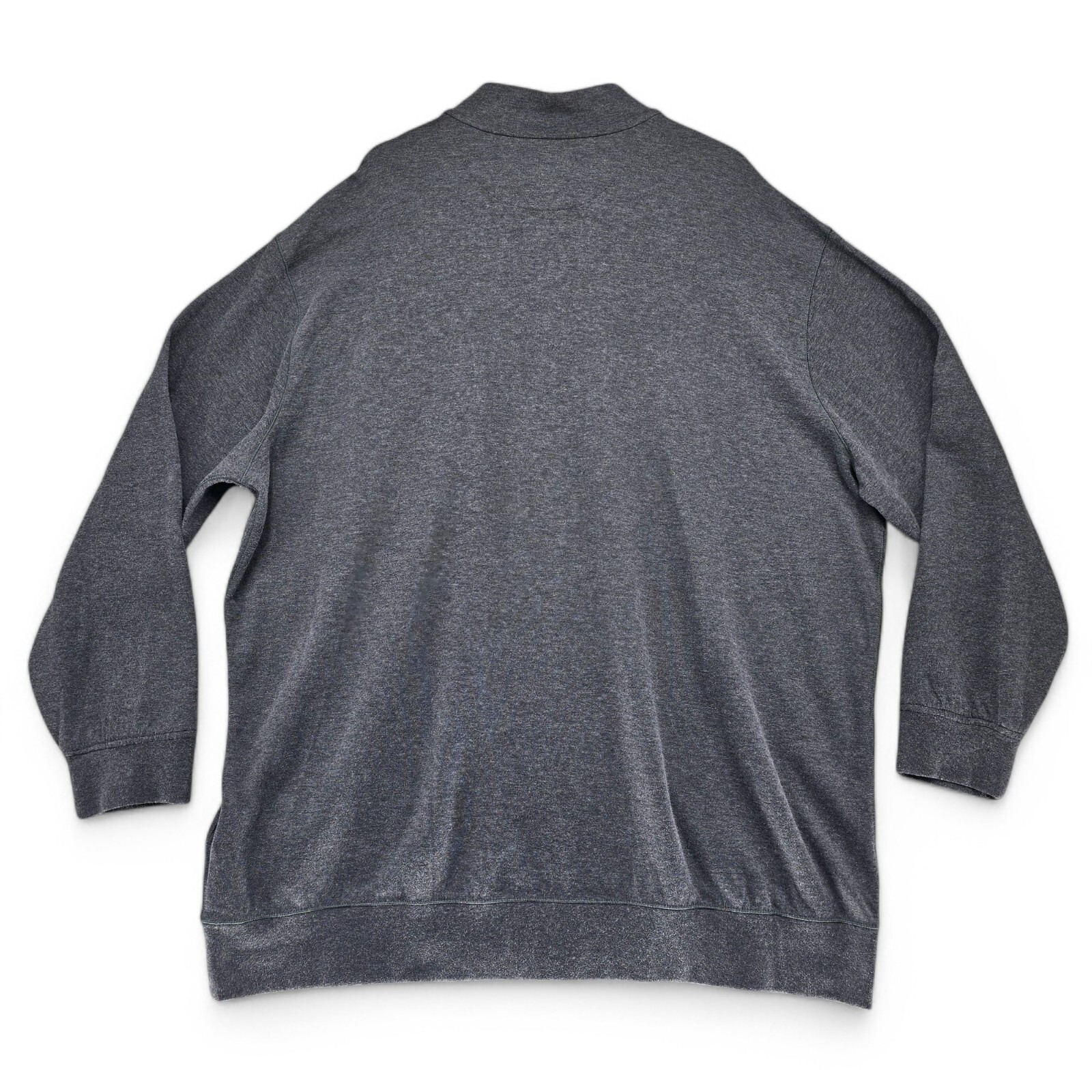 Polo Ralph Lauren 1 4 Zip Pullover Uomo 2XLT Grigio Felpa Preppy Casual Pony