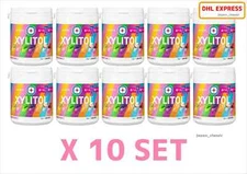 LOTTE XYLITOL GUM 7 KINDS FRUITS FLAVOR BOTTLE TYPE 133g JAPAN JAPANESE