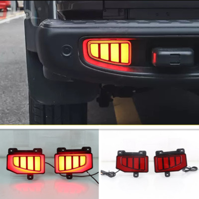 Rear Bumper Decoration Lamp Led Brake Light 2pcs For Jeep Gladiator 2019-2023