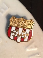 1956 USAC Press Media Pin Indy 500