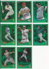 2013 Topps Parallel Emerald Foil 15-Card Lot
