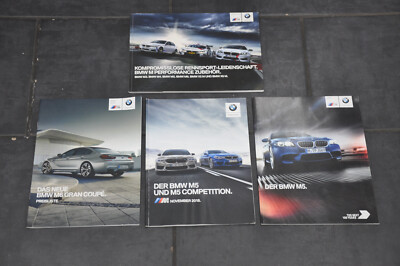 Preisliste Prospekt BMW M3 M4 M5 M6 X5M Broschüre Katalog Heft Infomaterial