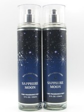 BATH  BODY WORKS SAPPHIRE MOON BODY MIST SPRAY 8 FL OZ LOT OF 2 PCS 