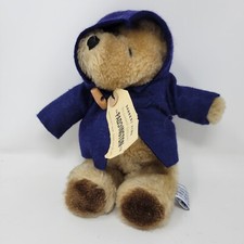 Vintage PADDINGTON 9" Teddy BEAR 1981 Eden Toys w/ Hoodie Jacket