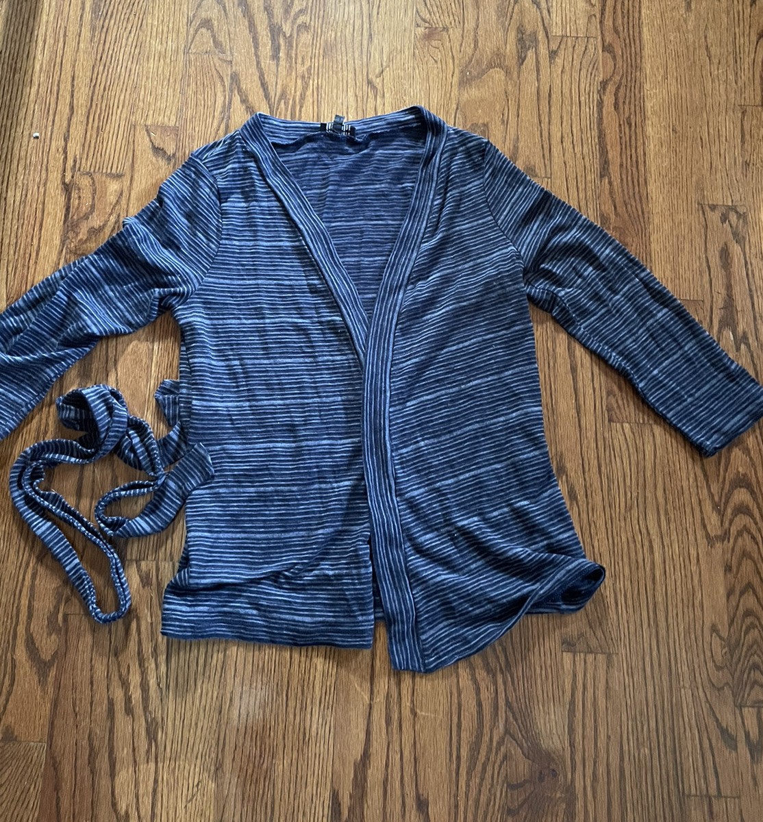 THE LIMITED Open Front Blue Cardigan Sweater Wrap Women's Size M