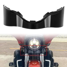 Gloss Black ABS Batwing Lower Trim Skirt Fairing For Harley Street Electra Glide