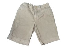CREWCUTS BY J CREW Boy's Size 6 Stanton Chino Khaki Shorts 100 Cotton