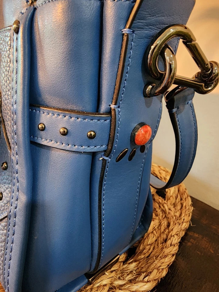 Cuero acolchado Coach Swagger 27 embellecido Canyon 55503 Foto 3 de 4