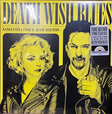 Death Wish Blues, Samantha Fish & Jesse Dayton (Record, 2023) SEALED Shelfwear*