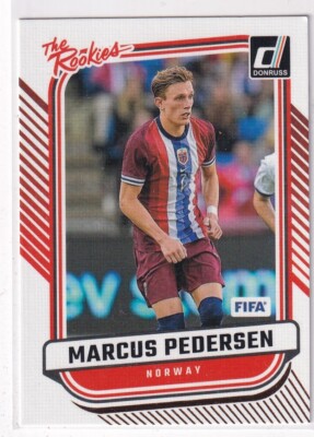 2024-25 Panini Donruss Soccer No. 14 Marcus Pedersen The Rookie Bronze