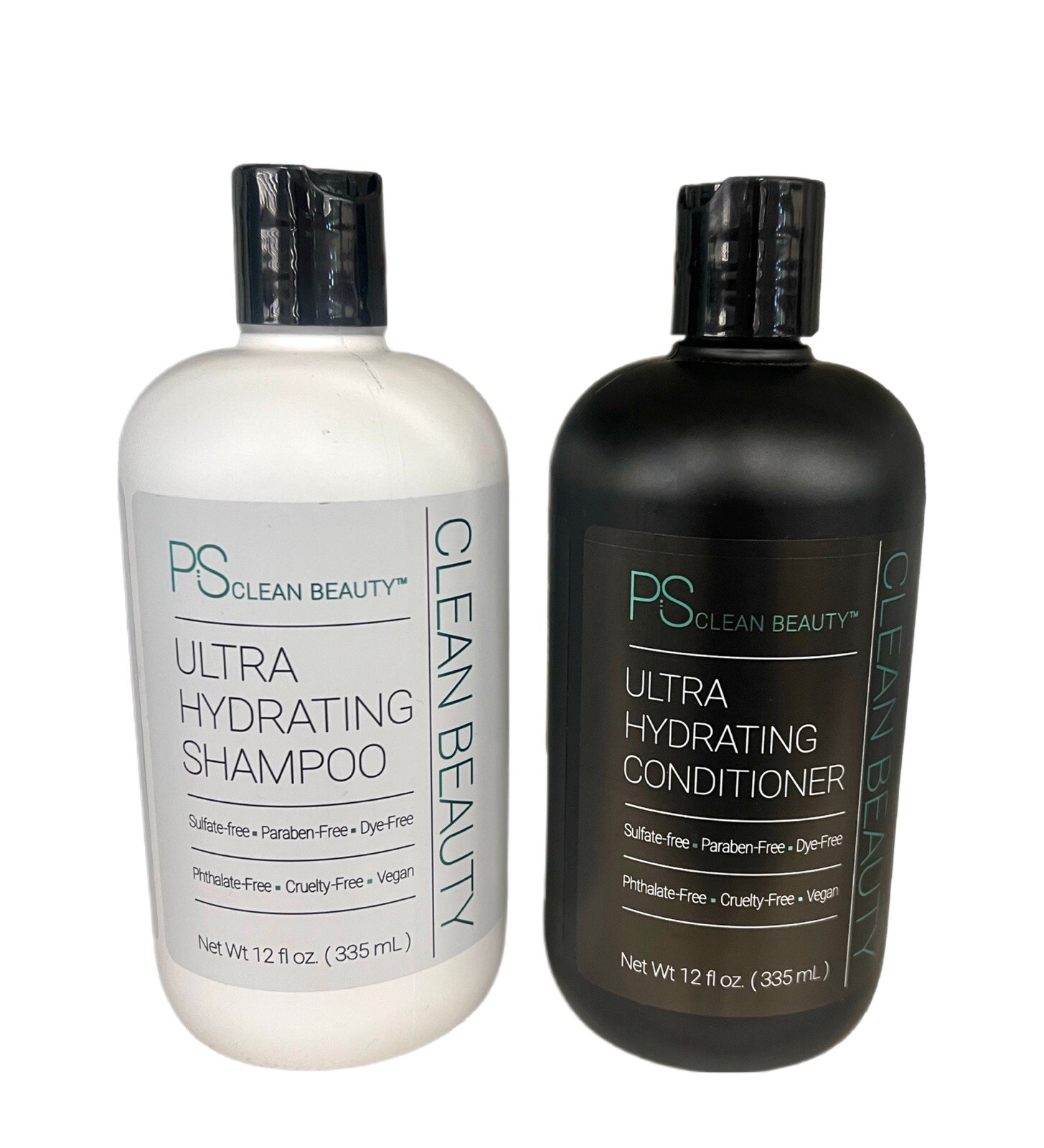 PS Clean Beauty Ultra Hydrating Shampoo + Conditioner Vegan Sulfate