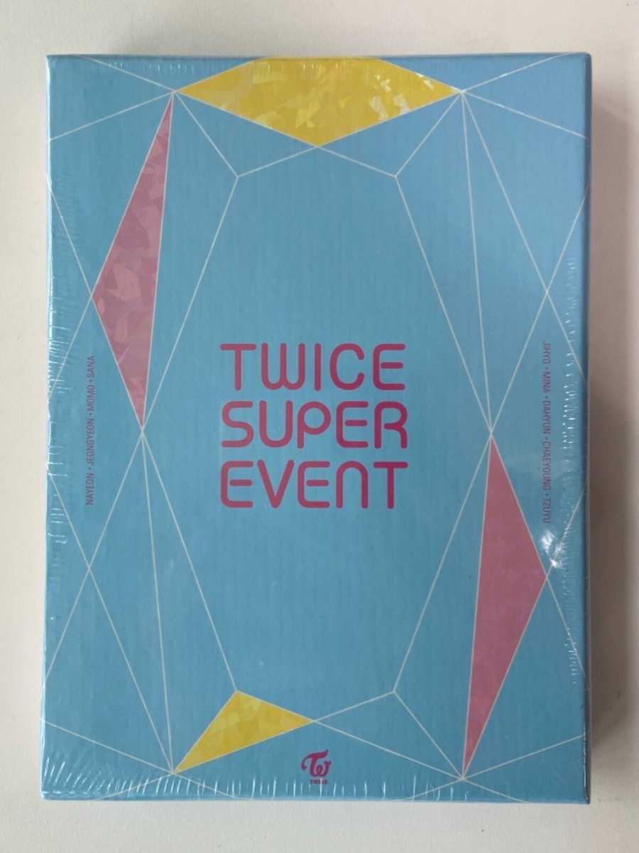 TWICE SUPER EVENT フォトブック DVD FACTORY SEALED] TWICE 'Super Event' DVD PhotoBook PhotoCard