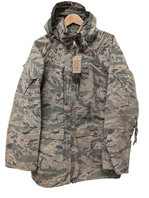 Original USAF US Air Force ABU APECS Tigerstreifen GoreTex Jacke mittel/lang #589