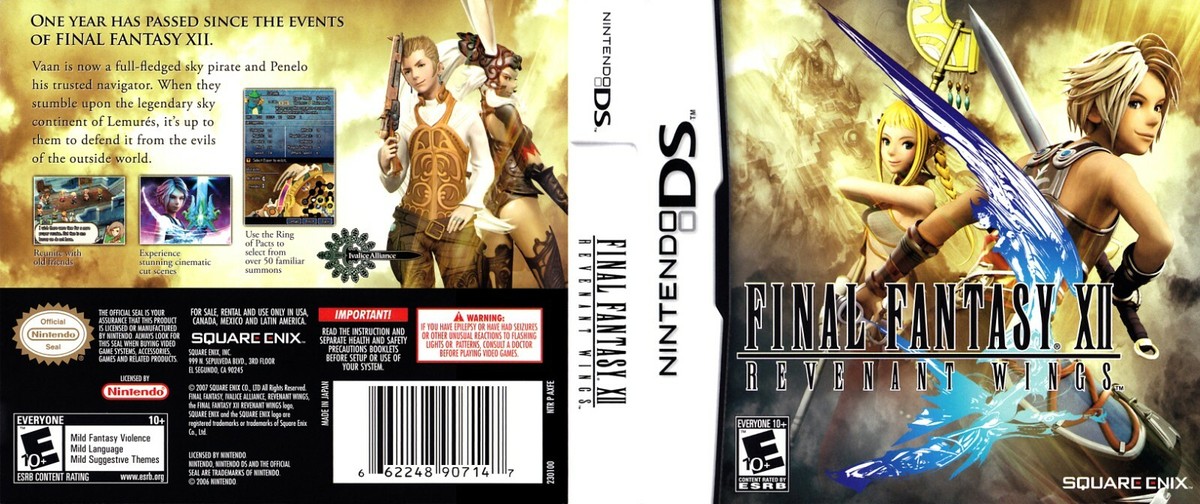 FINAL FANTASY XII REVENANT WINGS 販促ポスター FINAL FANTASY XII REVENANT WINGS 販促ポスター Official Promo