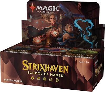MTG MAGIC 1 DISPLAY MIT 36 BOOSTERN STRIXHAVEN SCHOOL OF MAGE NEU ENGLISCH