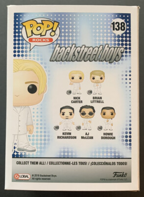 Nick Carter Signed Funko POP #138 Backstreet Boys JSA COA