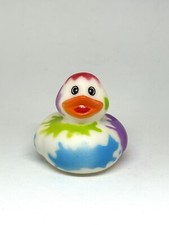 Paint Splash Rubber Duck 2" Ducky Colorful White Bath Pool Jeep Toy