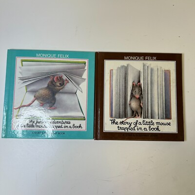 Monique Felix Lot of 2 The Further Adventures & The Story of A Little Mouse Trap