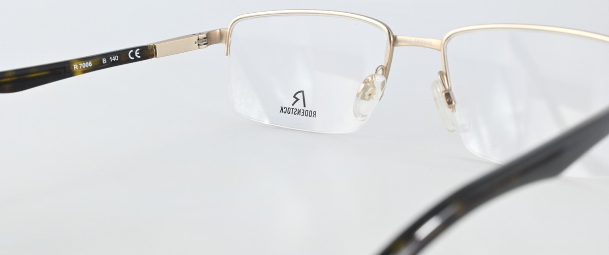 Rodenstock Glasses Frame R 7006 B 56-18 140 Titanium half