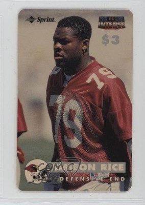 1996 Pro Line II Intense Sprint $3 Phone Cards /9455 Simeon Rice Rookie RC 1gh7