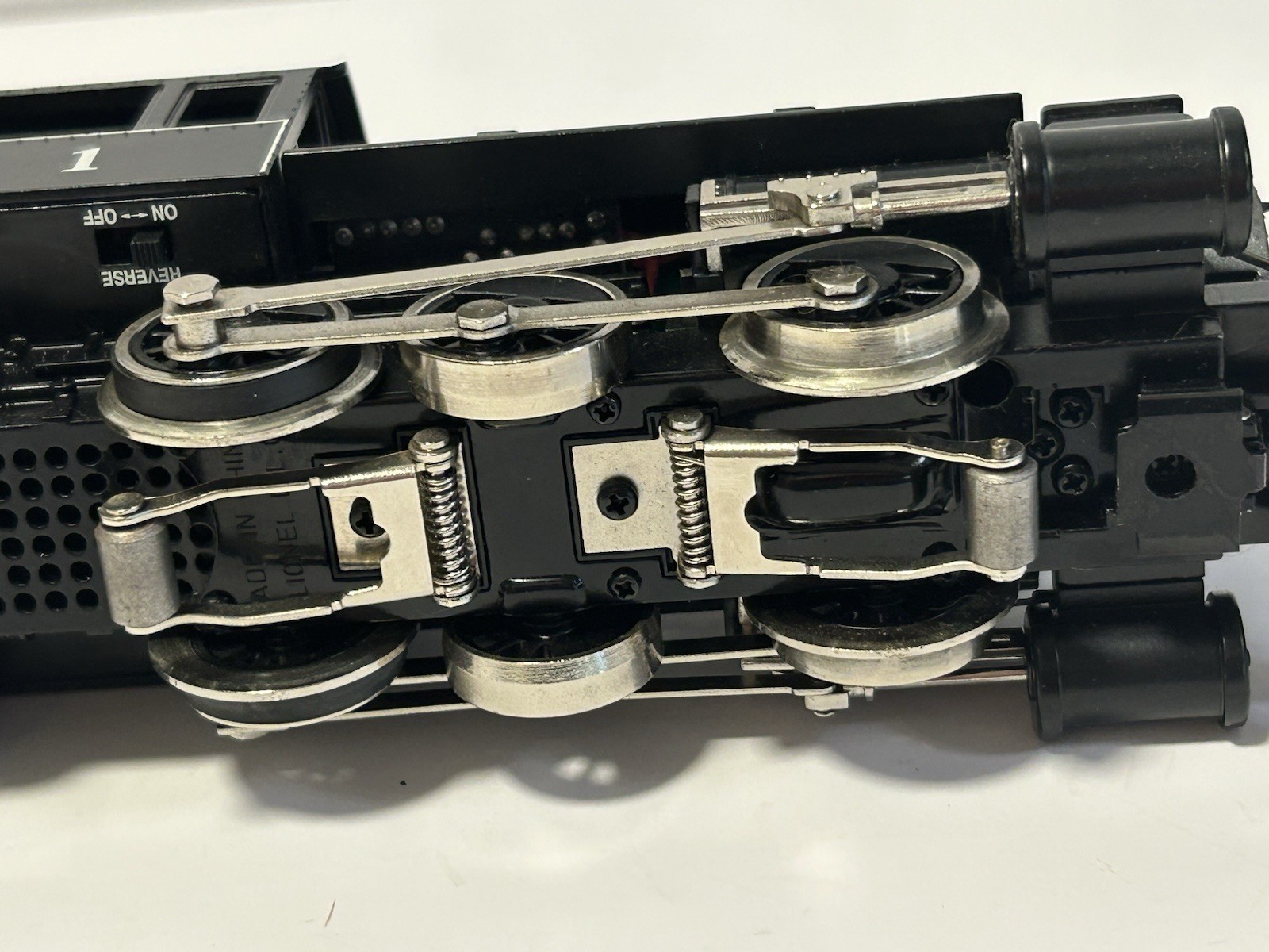 Dockside Tank Engine Lionel O 6-38601 #1 Black Dockside Switcher Steam Locomotive Engine ...